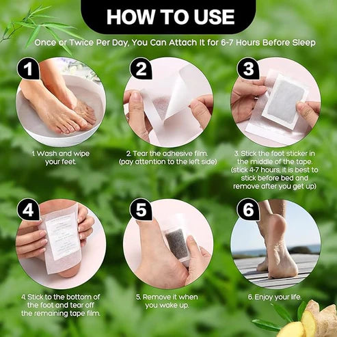 Fitpiick Premium Natural Detox Foot Patches  BUY 1 GET 1 FREE