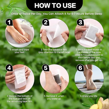 Fitpiick Premium Natural Detox Foot Patches  BUY 1 GET 1 FREE